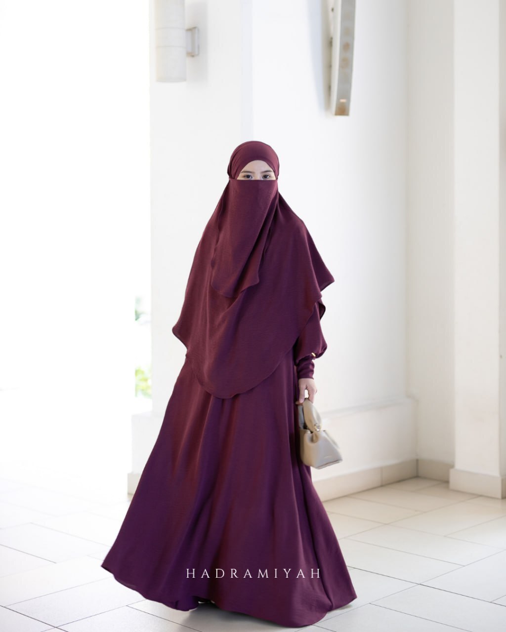 Jubah Hayfaa (Free Khimar & Purdah)