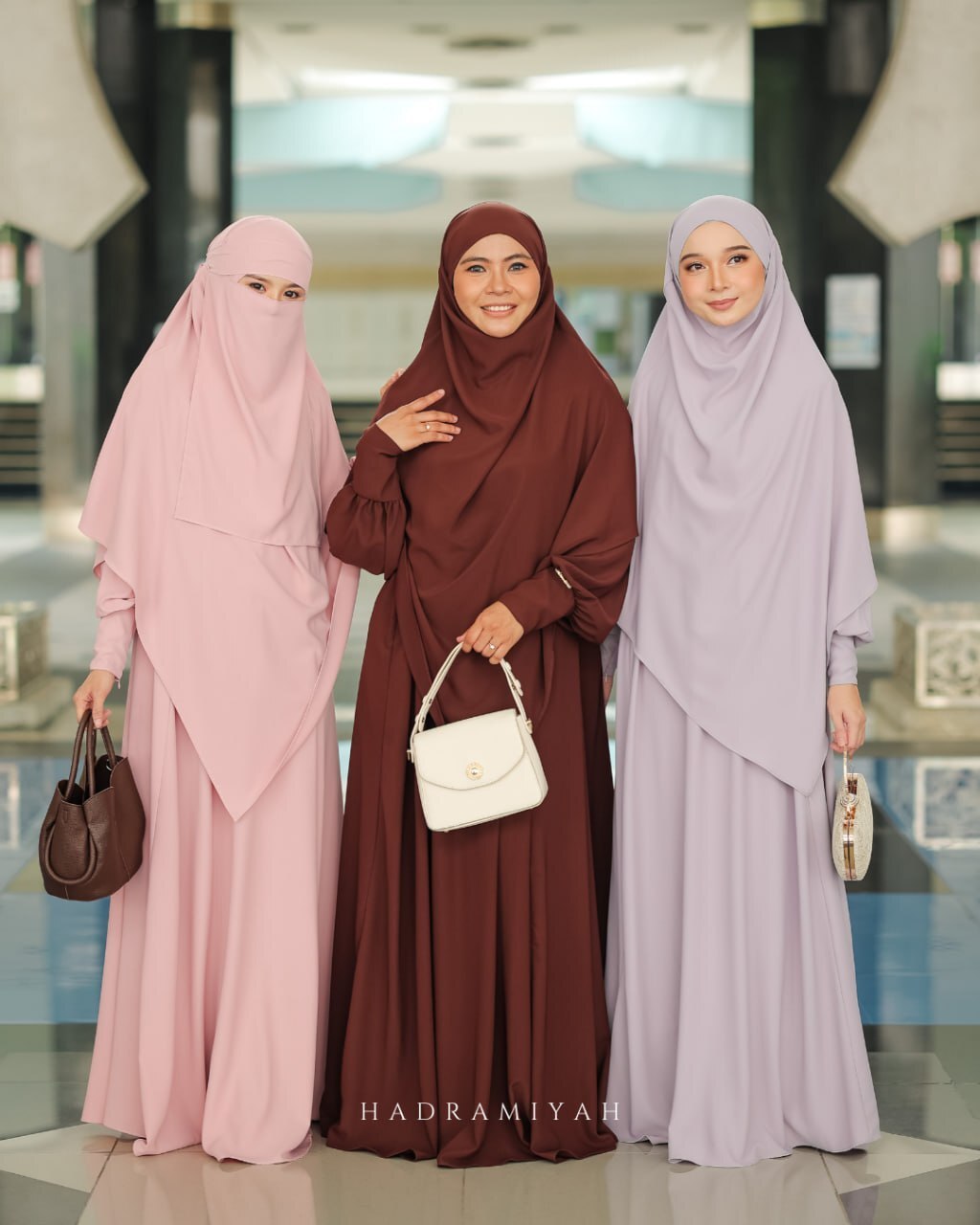 Jubah Hajar (Free Khimar & Niqab)