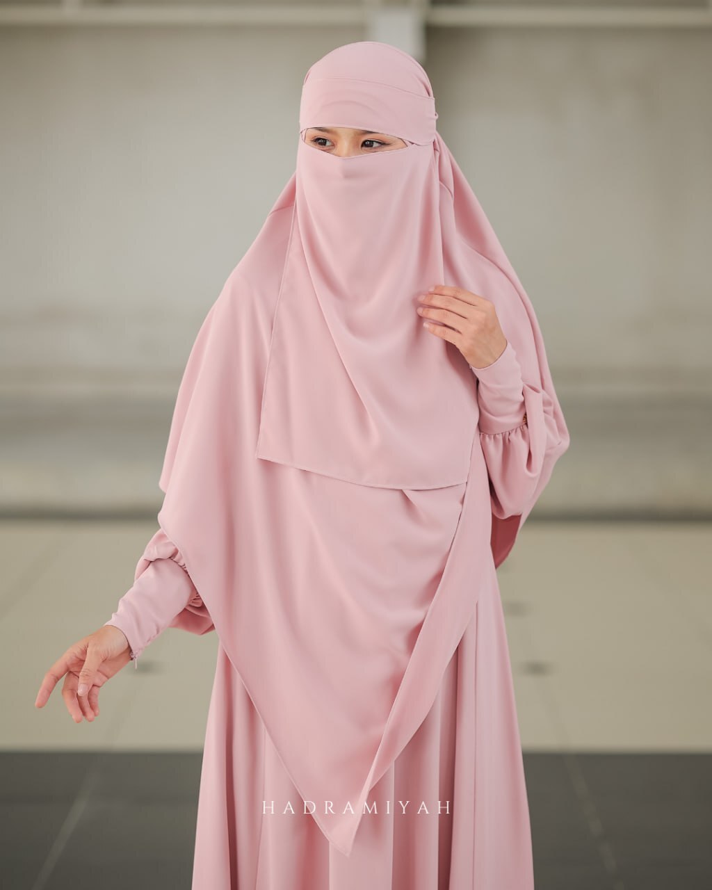 Jubah Hajar (Free Khimar & Niqab)