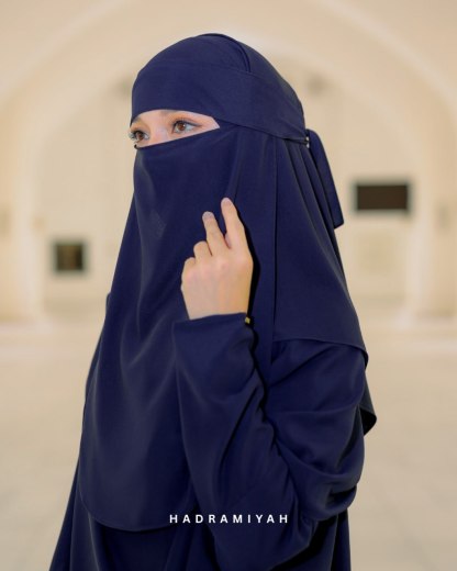 Jubah Asma' (Free Instant Khimar Shawl & Free Niqab)