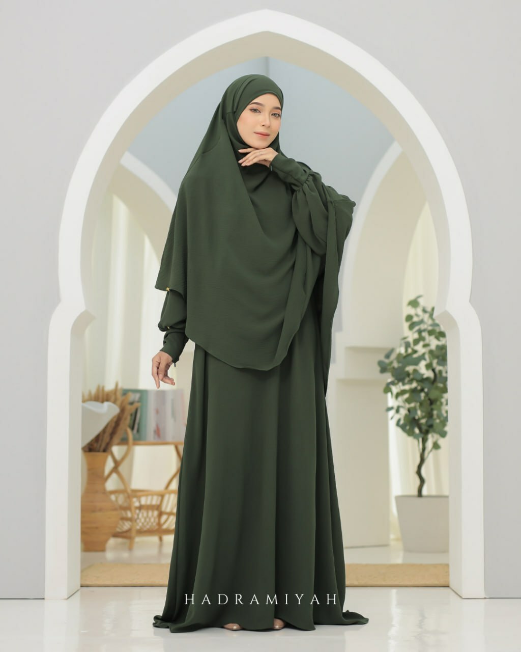 Jubah Hayfaa (Free Khimar & Purdah)
