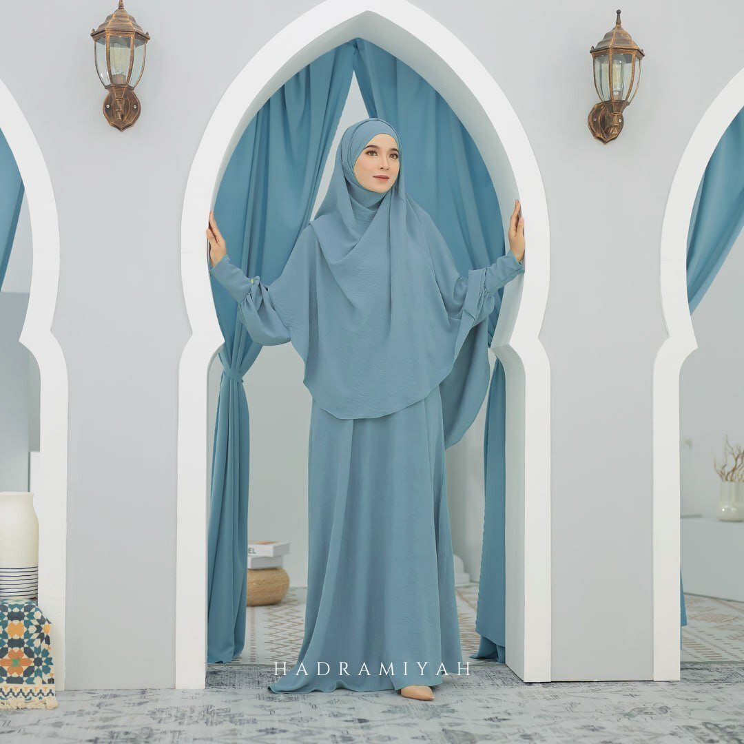 Jubah Hayfaa (Free Khimar & Purdah)