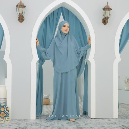 Jubah Hayfaa (Free Khimar & Purdah)