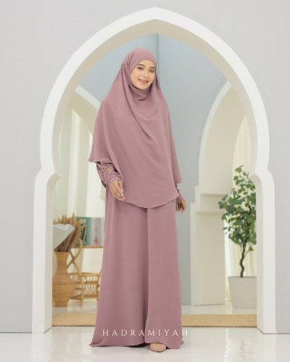 Jubah Hayfaa (Free Khimar & Purdah)