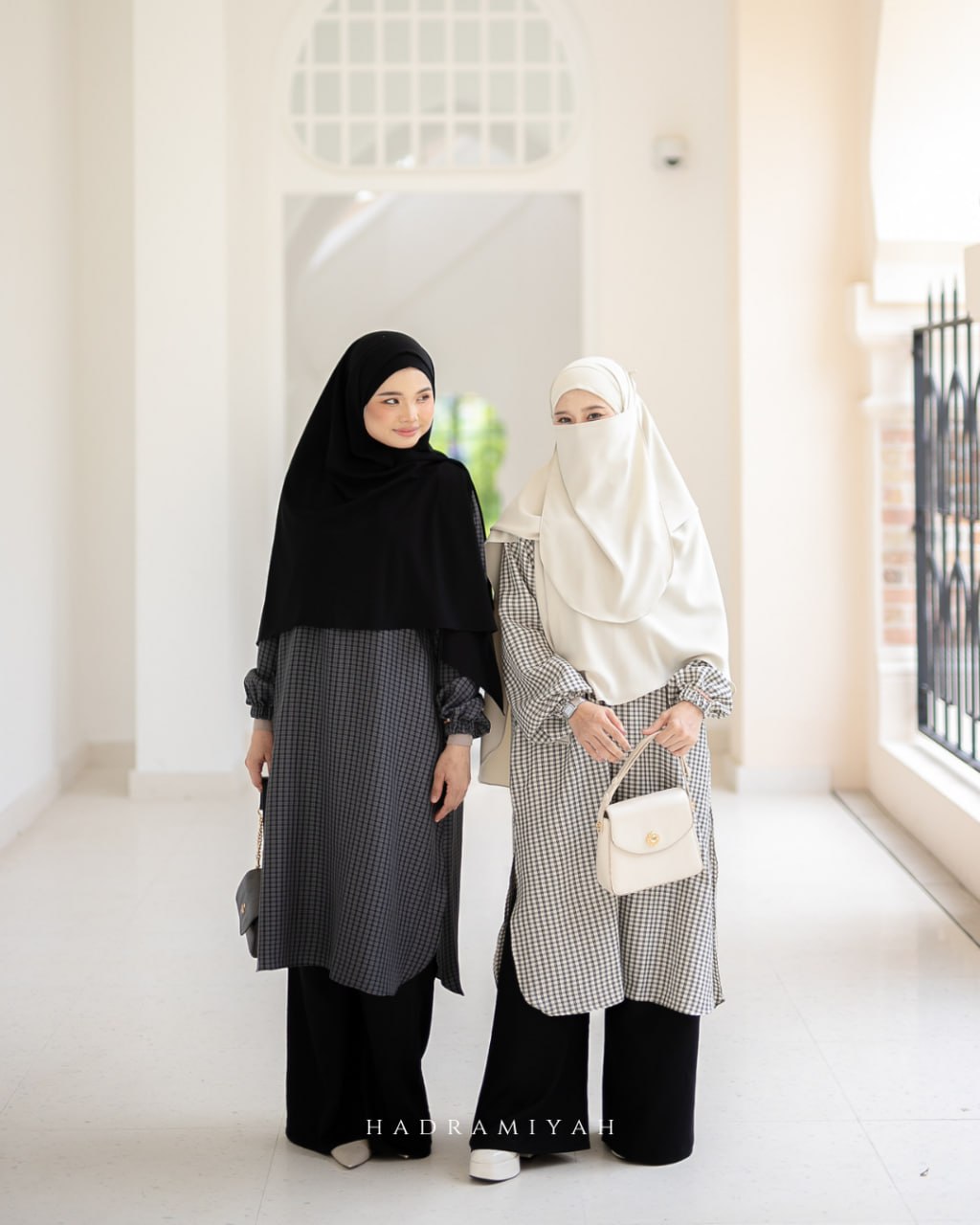 Hadramiyah Chempaka Suit Umrah Travel Muslimah (Tiada Tudung)
