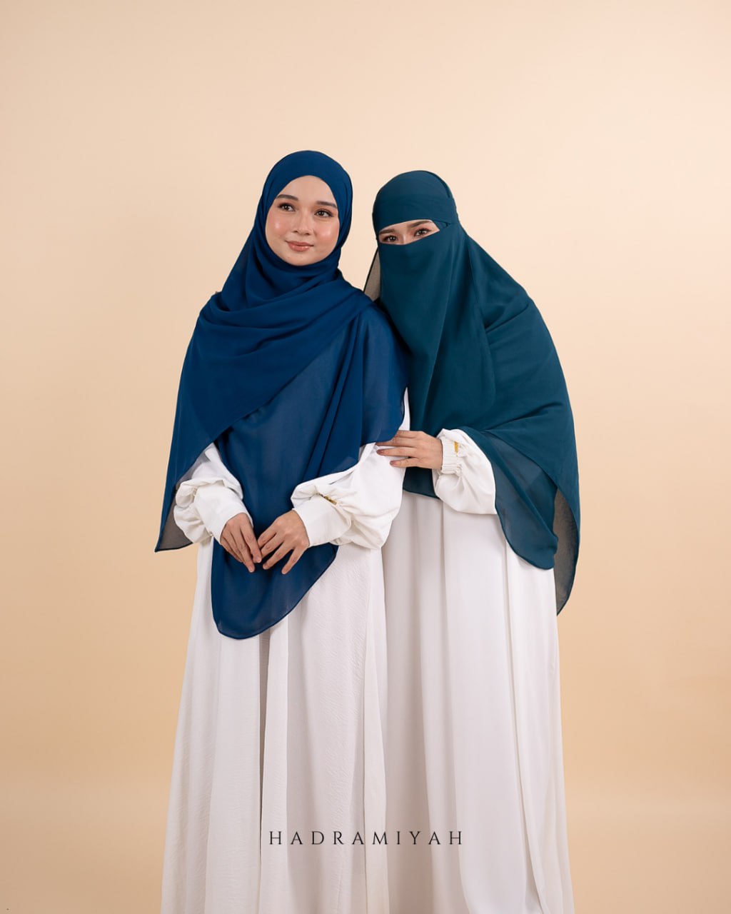 Shawl Plain Termasuk Niqab 1 Layer