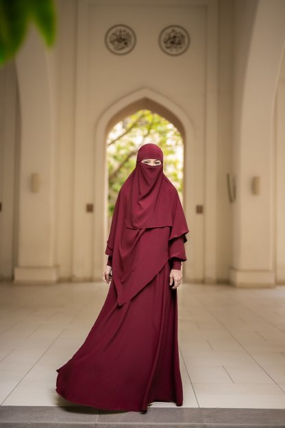 Jubah Hajar (Free Khimar & Niqab)