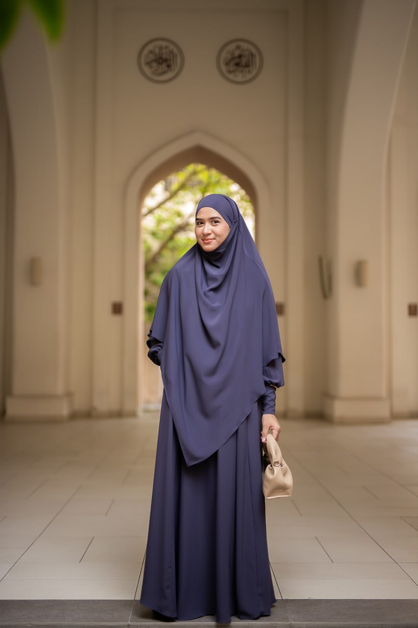 Jubah Hajar (Free Khimar & Niqab)