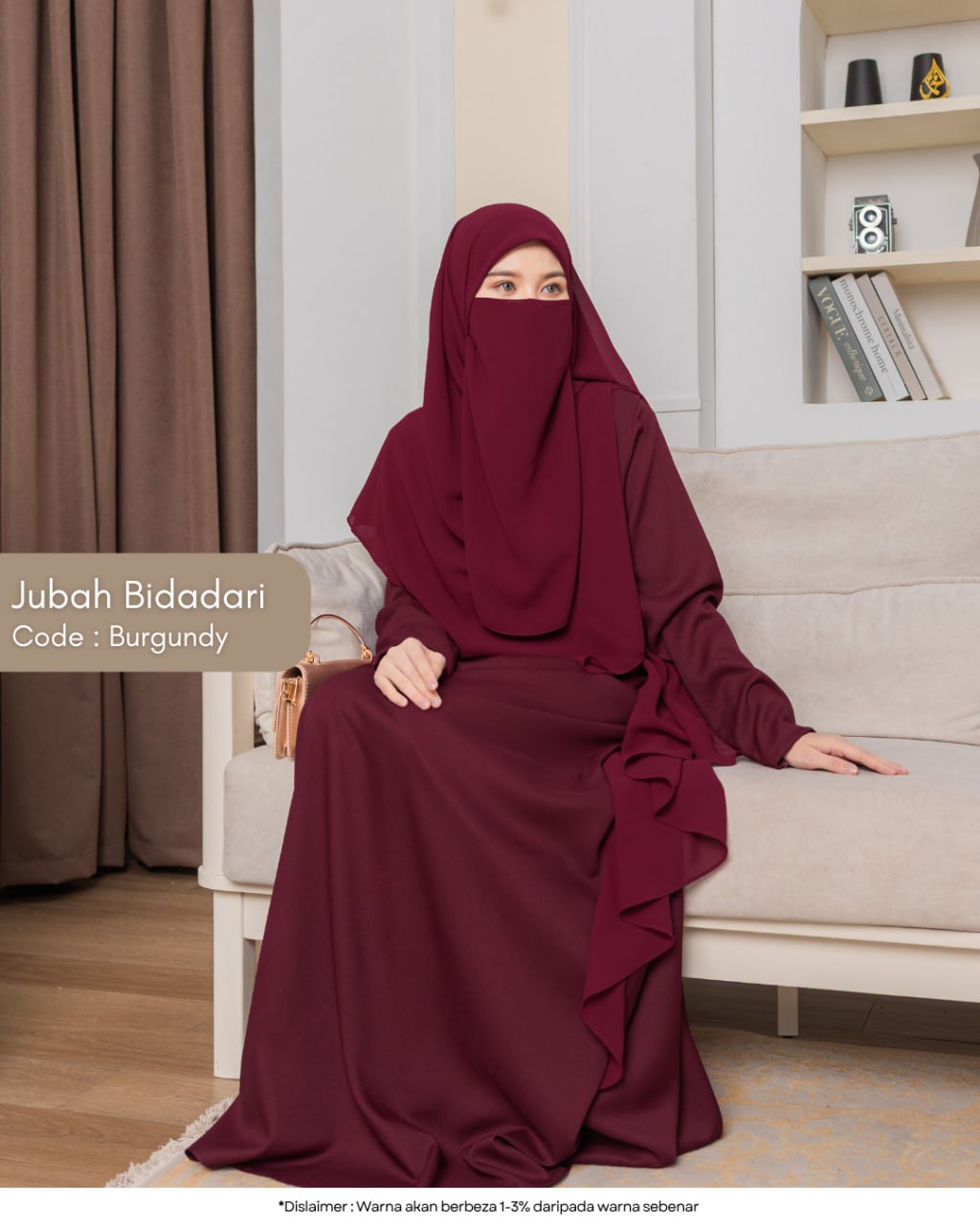 Jubah Bidadari (Free Bawal & Purdah)