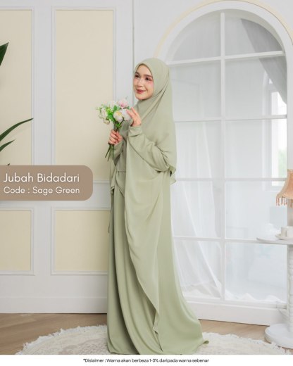 Jubah Bidadari (Free Bawal & Purdah)