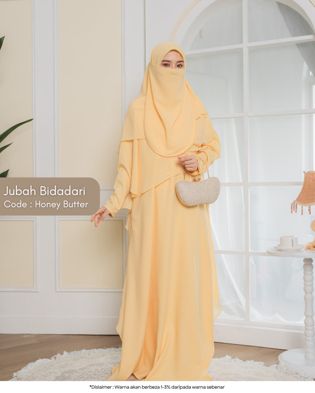 Jubah Bidadari (Free Bawal & Purdah)