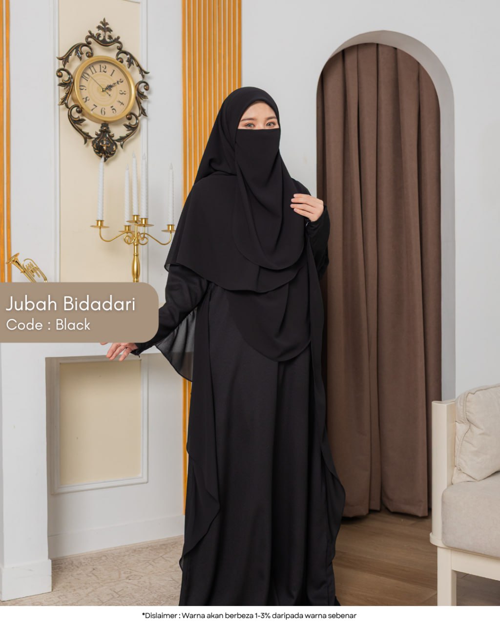 Jubah Bidadari (Free Bawal & Purdah)