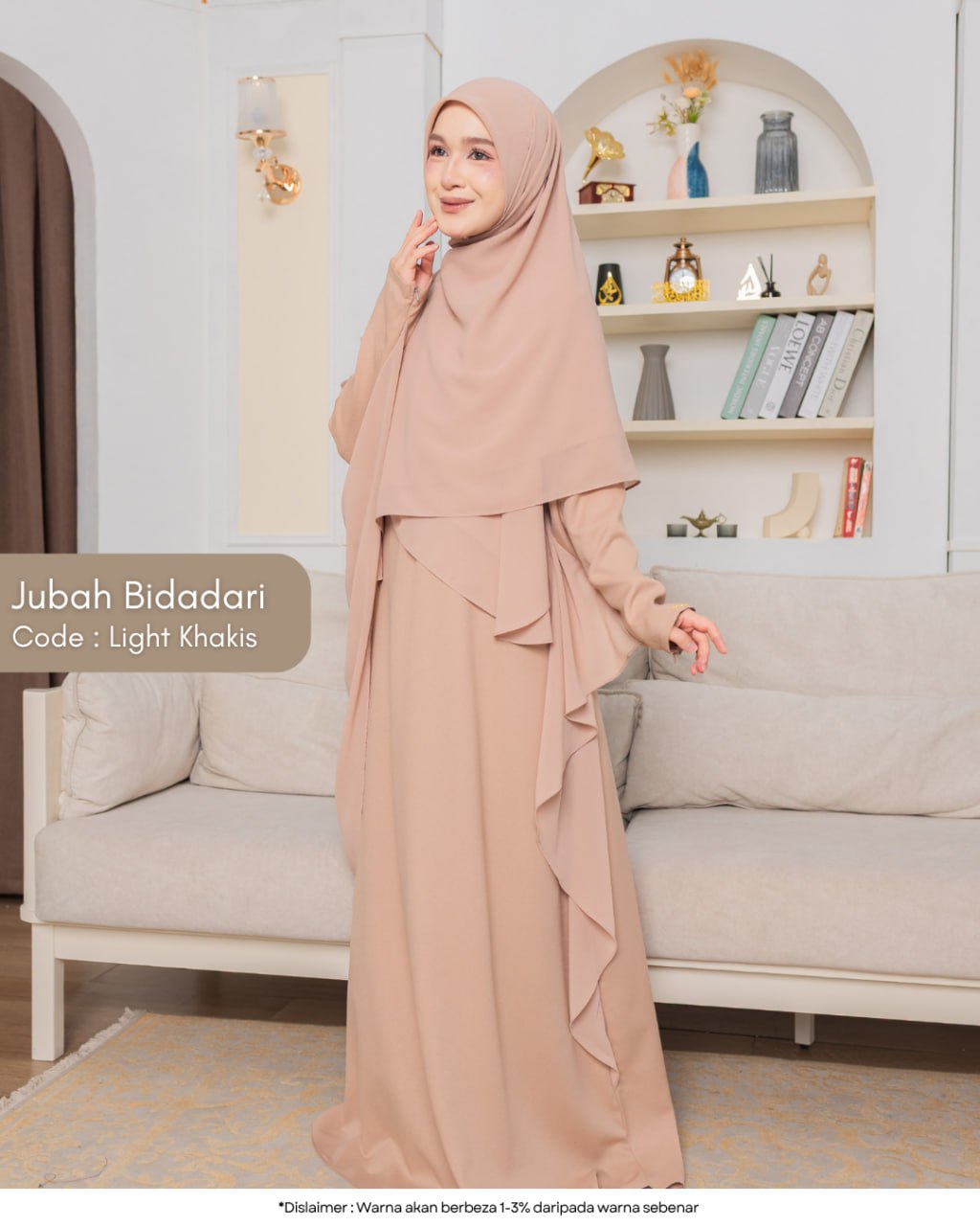 Jubah Bidadari (Free Bawal & Purdah)