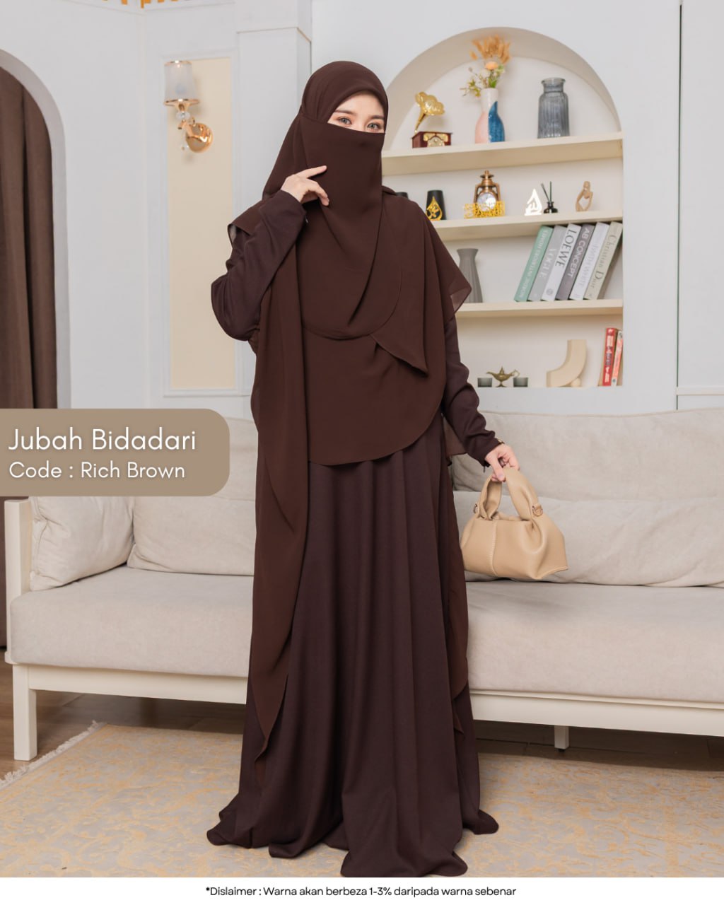 Jubah Bidadari (Free Bawal & Purdah)
