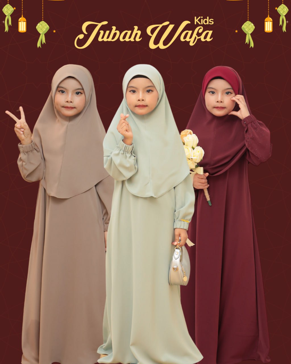Jubah Wafa Kids