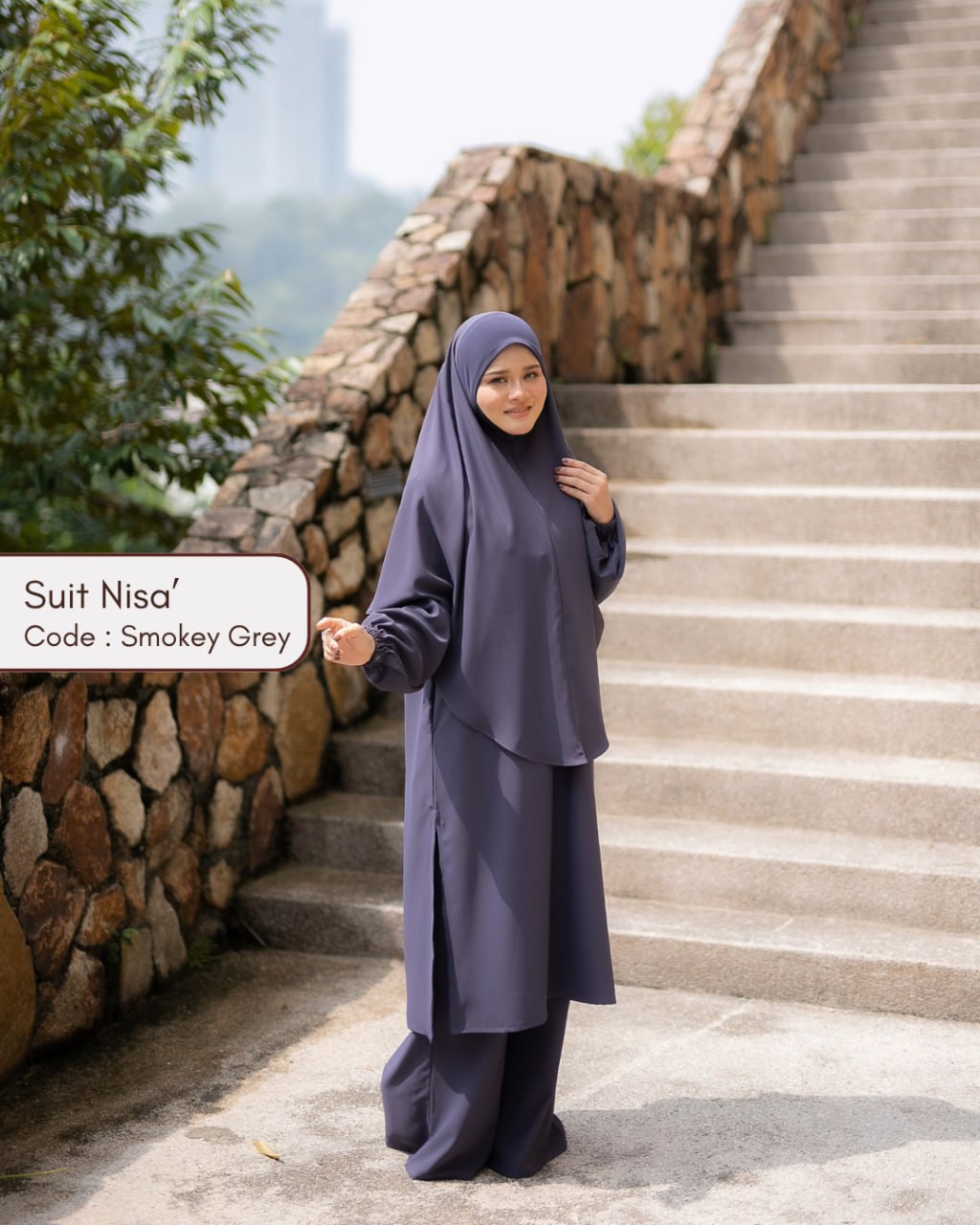 Hadramiyah Nisa' Suit Umrah Travel Muslmah (Tiada Tudung)