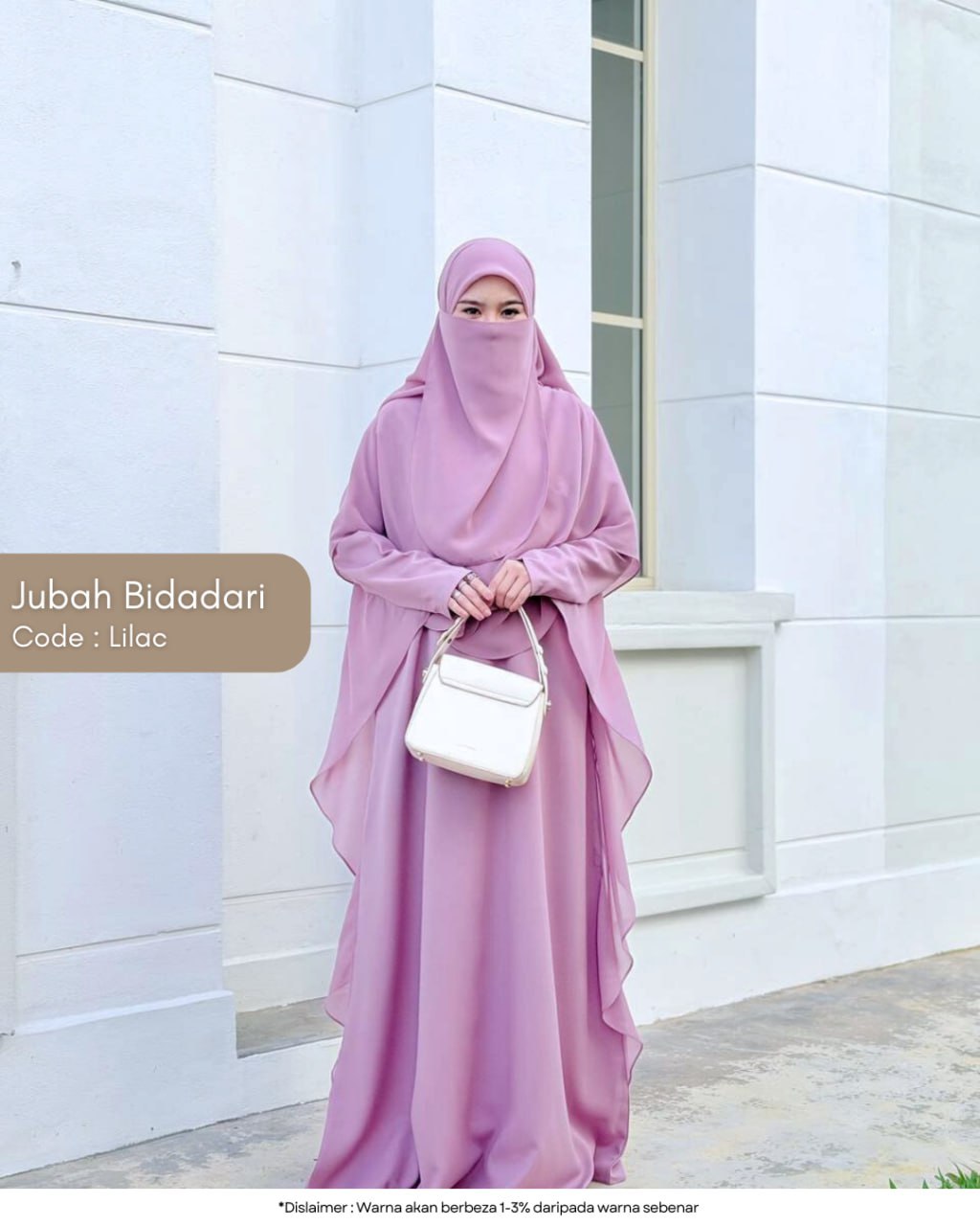 Jubah Bidadari (Free Bawal & Purdah)