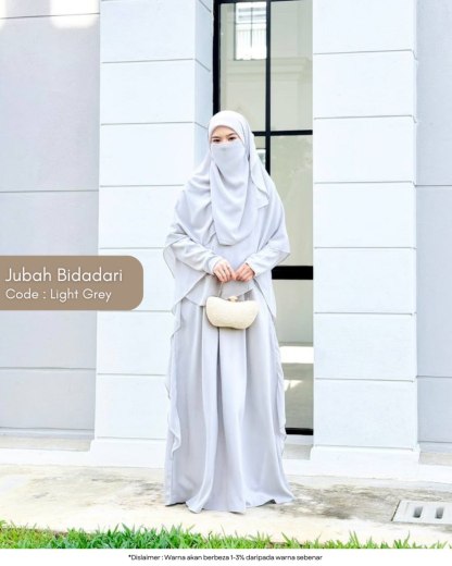 Jubah Bidadari (Free Bawal & Purdah)