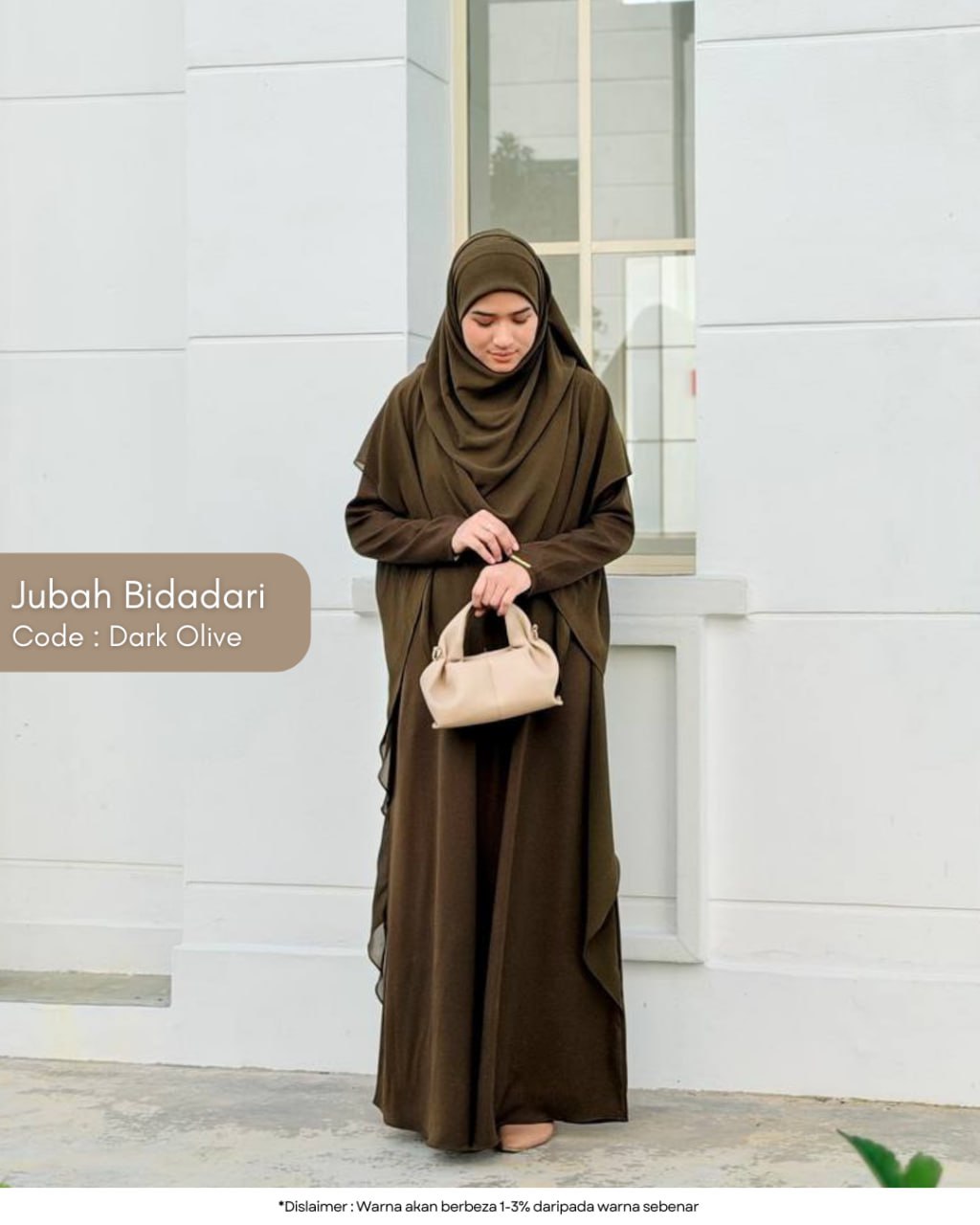 Jubah Bidadari (Free Bawal & Purdah)