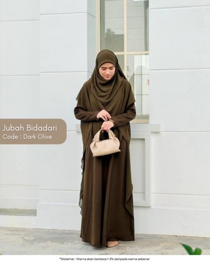 Jubah Bidadari (Free Bawal & Purdah)