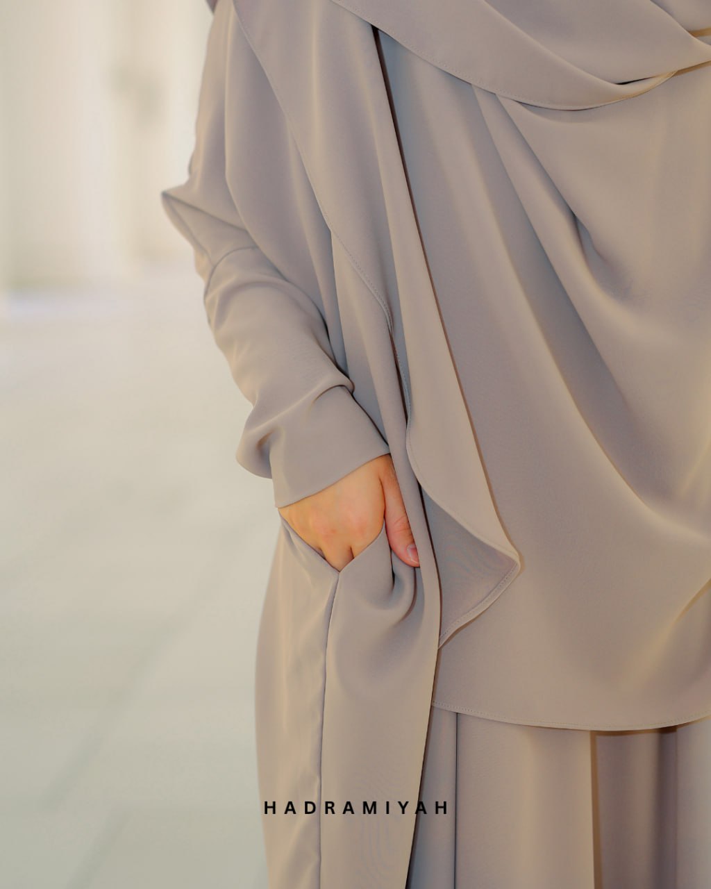 Jubah Asma' (Free Instant Khimar Shawl & Free Niqab)