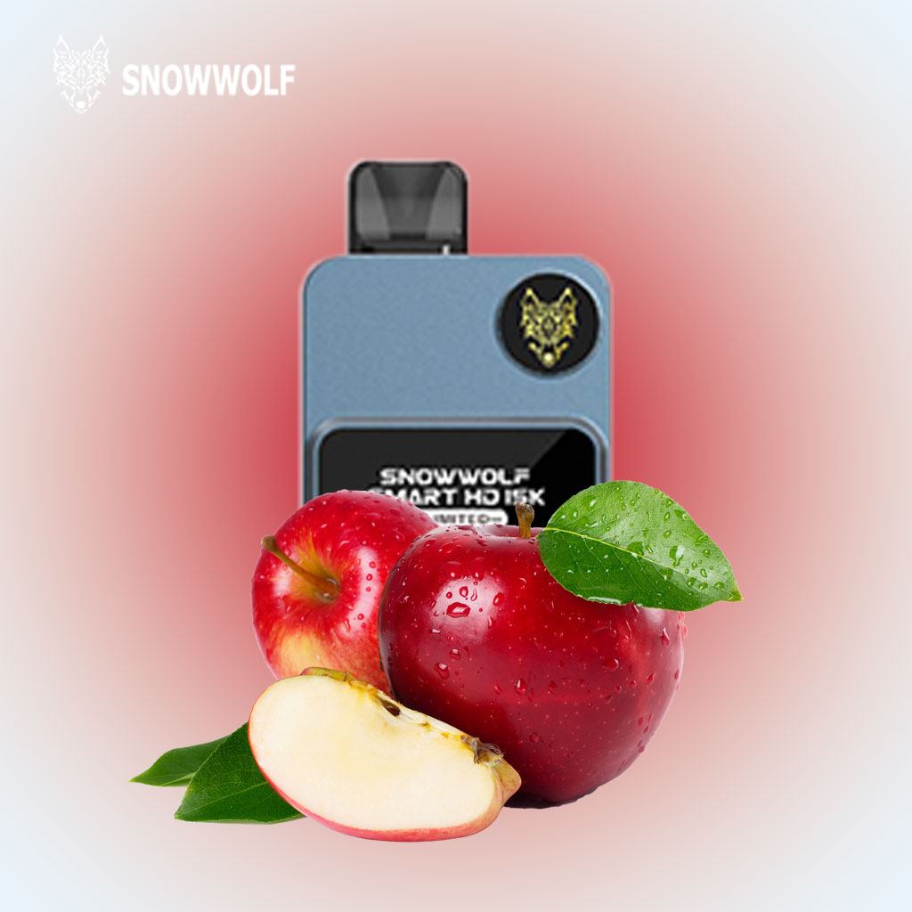 DOUBLE APRLE SNOW WOLF