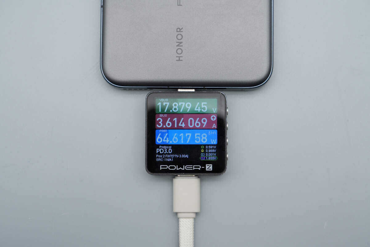 HONOR CHOICE荣耀亲选100W 20000mAh自带线快充移动电源 QHL-PB06