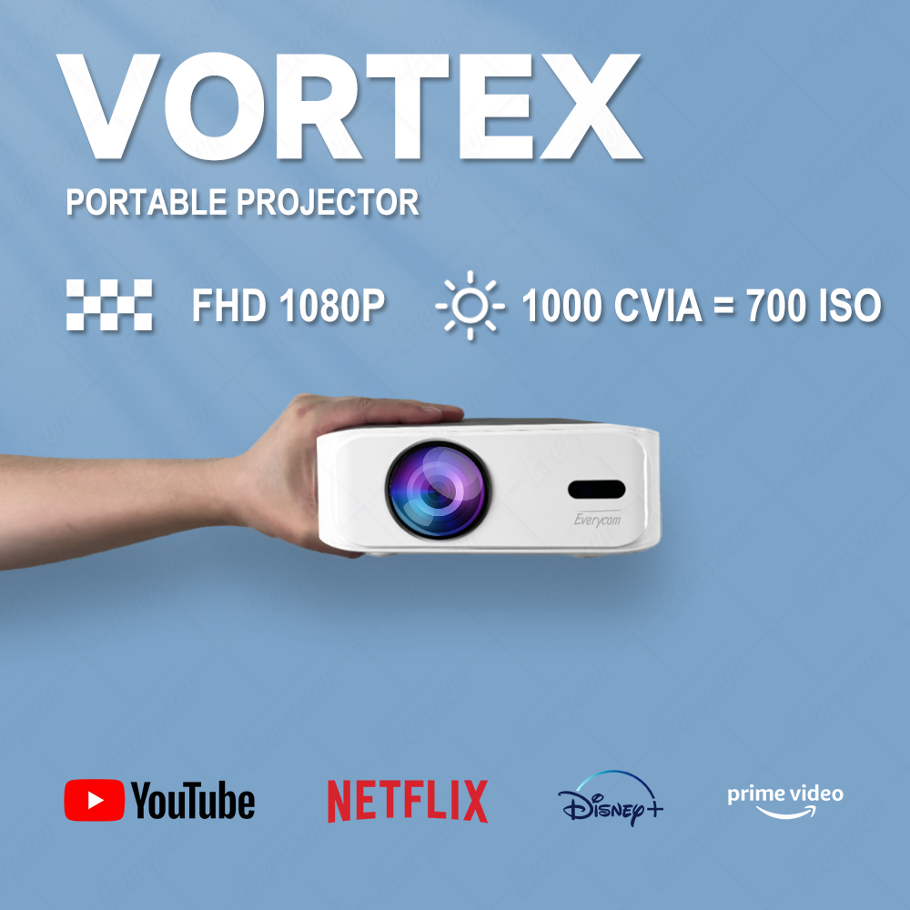 Everycom Vortex 1080P 微型投影機 [一年保養]
