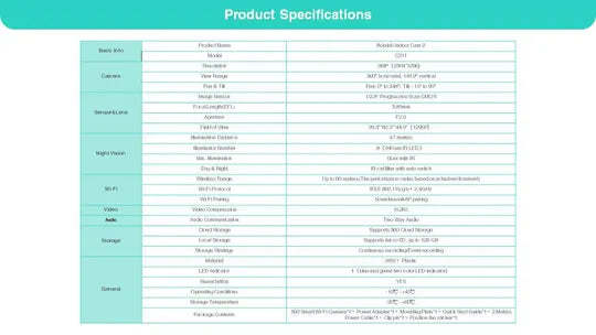 360 Botslab C211 室內智能雙向通話監控攝影機雲台 香港行貨-DIGIBAL ONLINE
