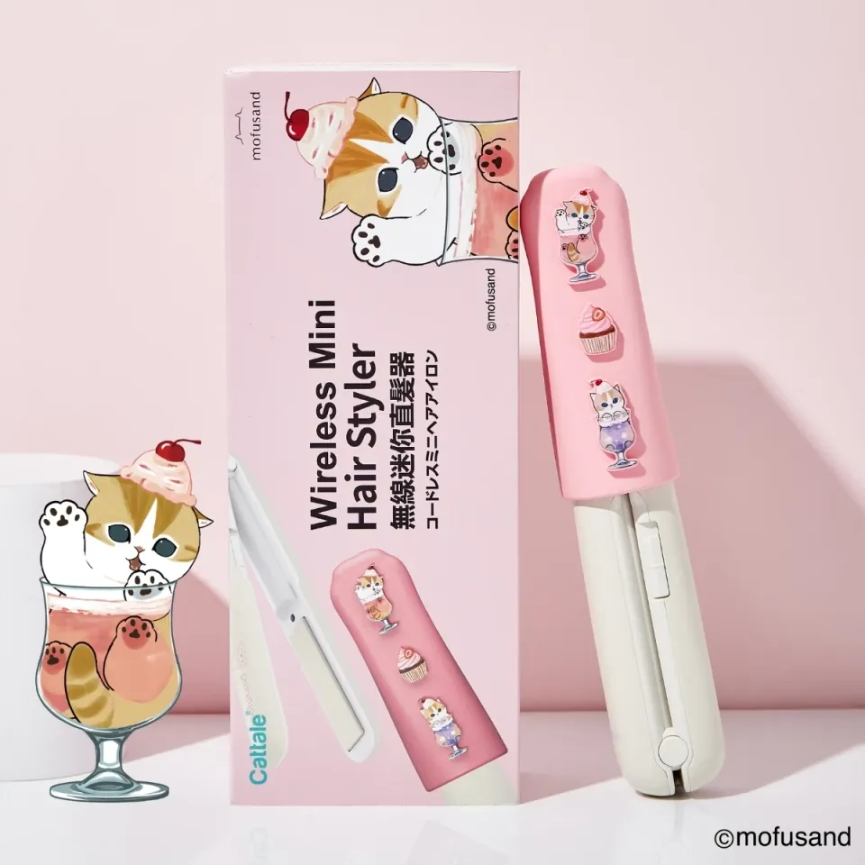 Cattale x Coolean Mofusand 無線迷你直髮夾【香港行貨】