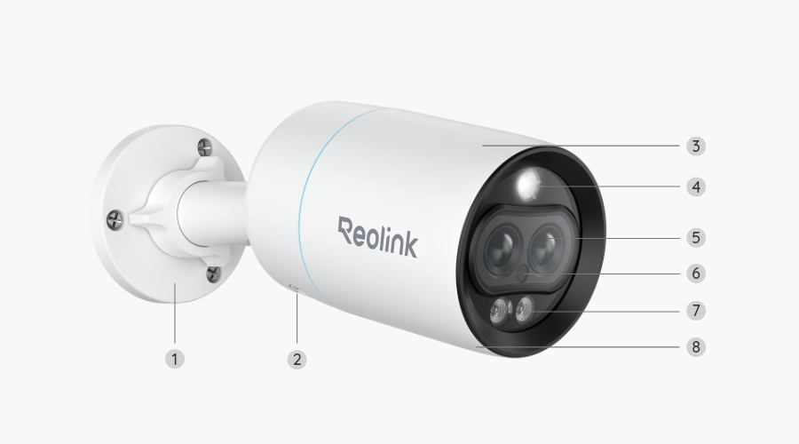 Reolink RLC-81MA 8 Megapixel PoE Network Camera
