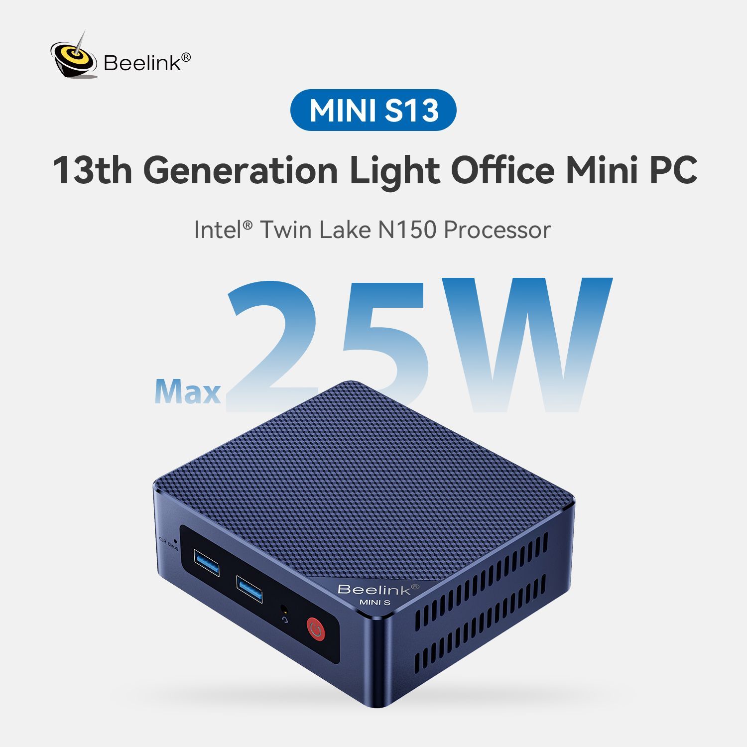Beelink MINI S13 N150 12G 迷你電腦（CS-BLS13N1）[香港行貨]