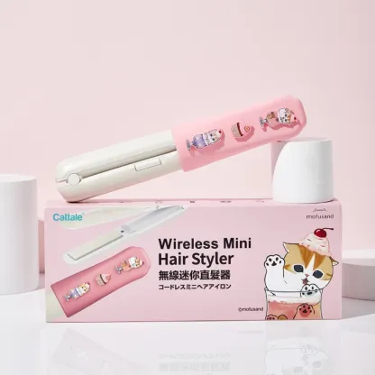 Cattale x Coolean Mofusand 無線迷你直髮夾【香港行貨】