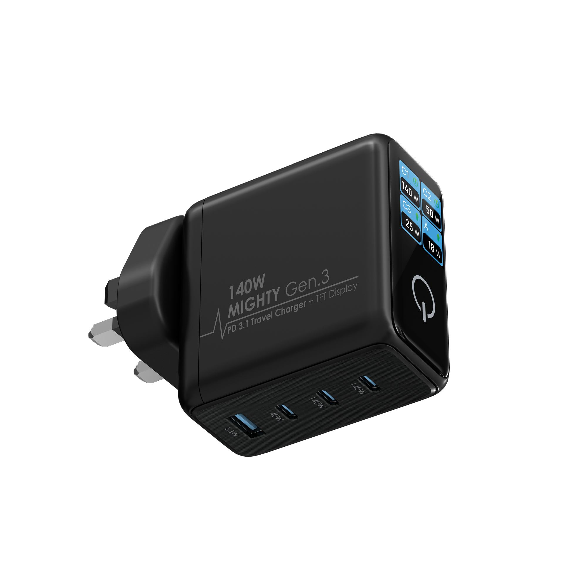140W MIGHTY Gen.3 Travel Charger Product Details