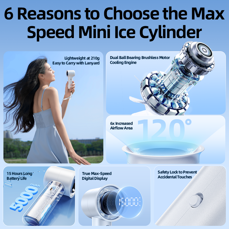 RTAKO銳塔克 15000轉 5000mah 渦輪冷凍手提風扇[香港行貨]-DIGIBAL ONLINE