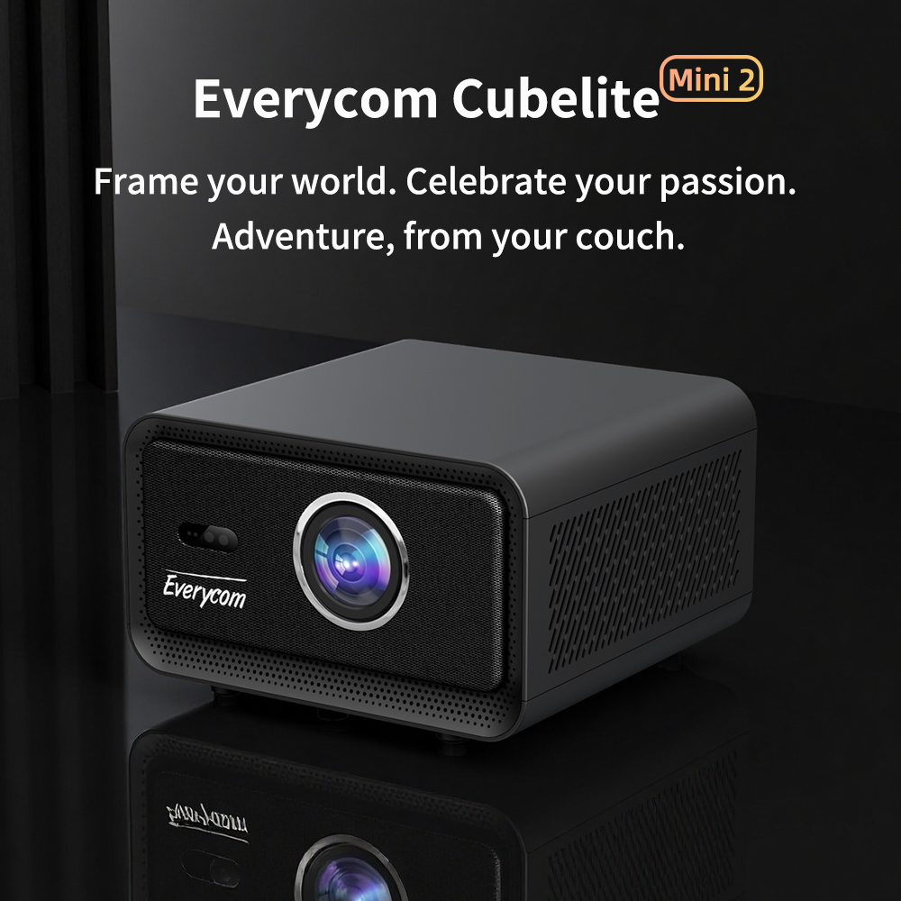 Everycom Cubelite Mini 2 高清智能投影機 - 國際版[香港行貨一年保養] | NETFLIX 認證 LINUX OS