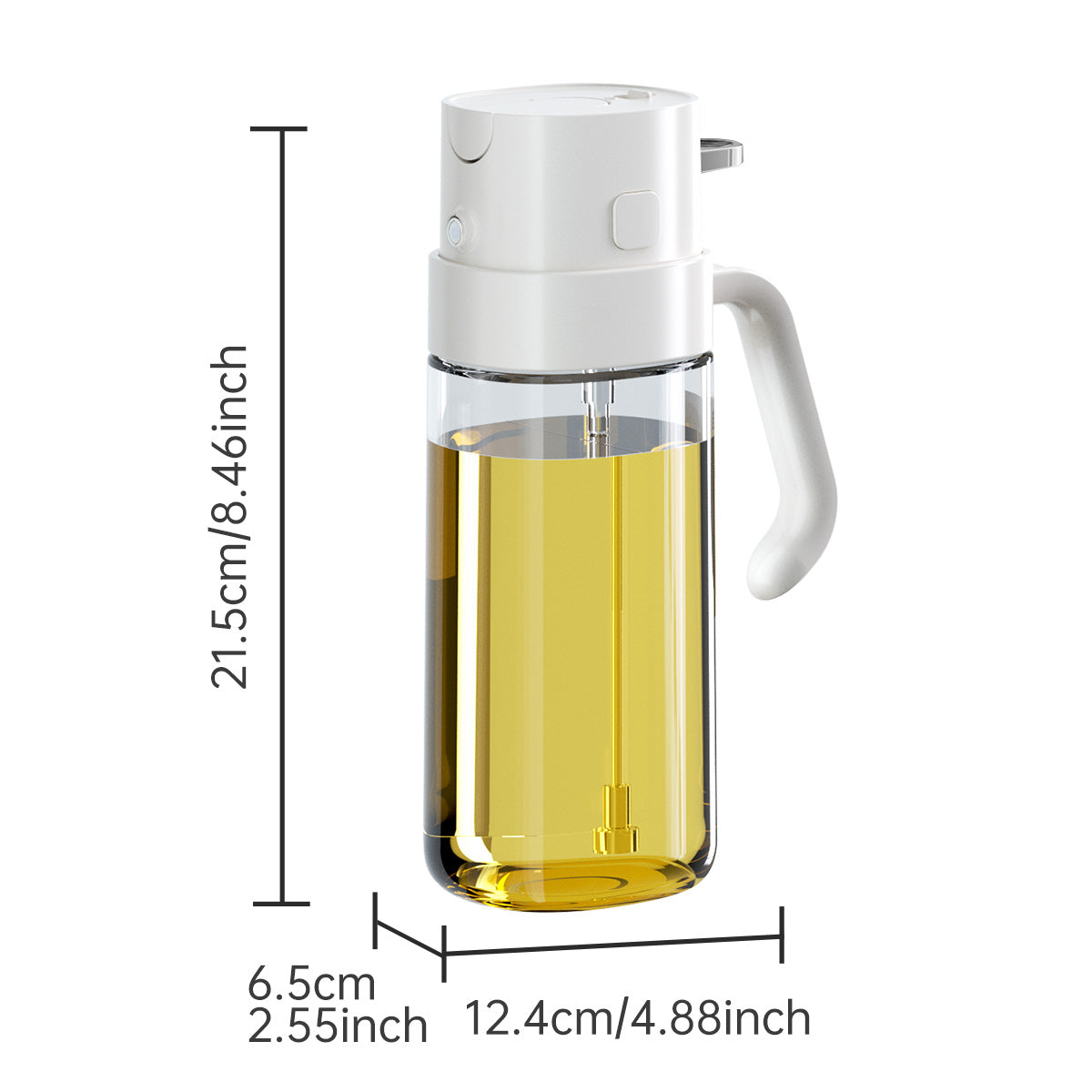 500ML 廚房按壓霧化 防漏油玻璃 噴油壺-DIGIBAL ONLINE
