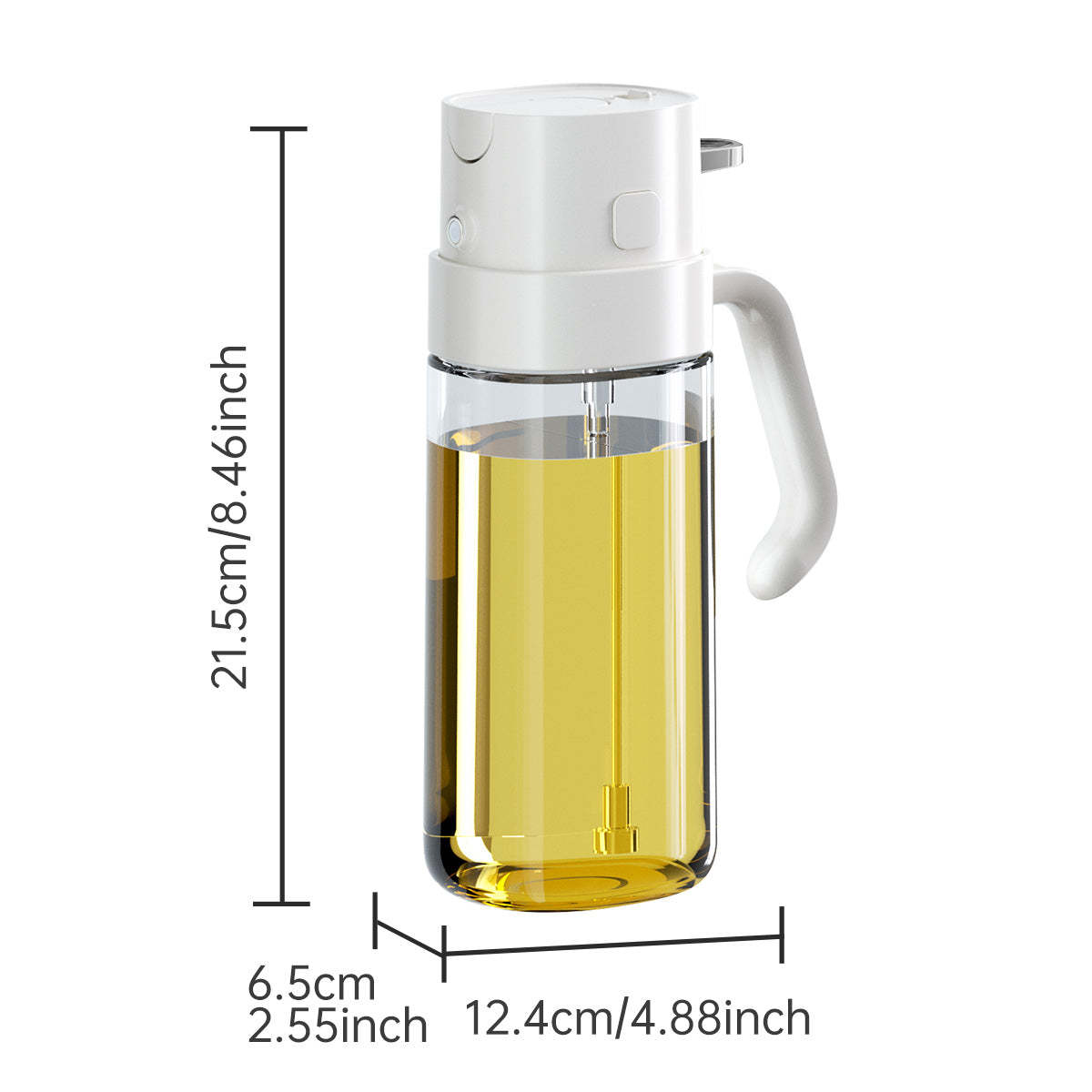 500ML 廚房按壓霧化 防漏油玻璃 噴油壺-DIGIBAL ONLINE
