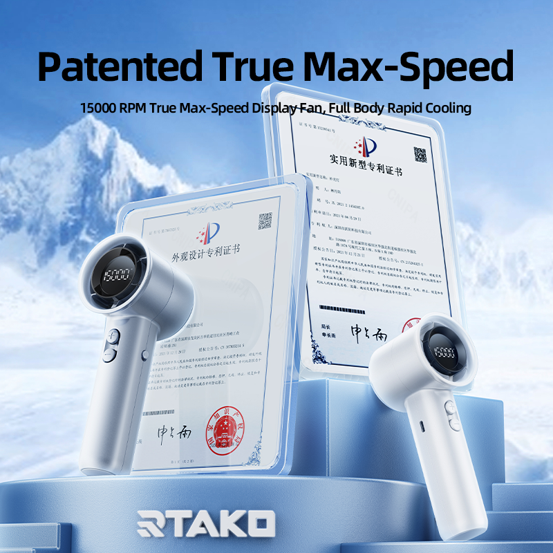RTAKO銳塔克 15000轉 5000mah 渦輪冷凍手提風扇[香港行貨]-DIGIBAL ONLINE