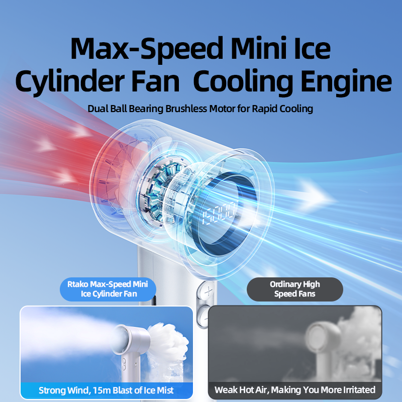 RTAKO銳塔克 15000轉 5000mah 渦輪冷凍手提風扇[香港行貨]-DIGIBAL ONLINE