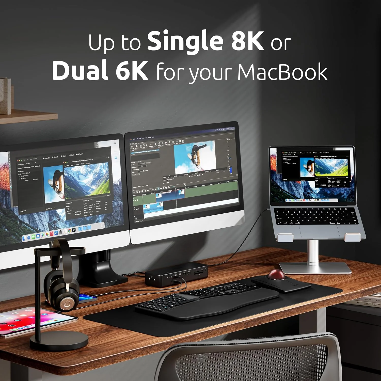 KENSINGTON SD7100T5 EQ Pro 19-in-1 Thunderbolt™ 5 Dock with M.2 SSD Slot（K33611AP）[香港行貨]