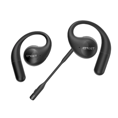 EMEET AirFlow 可拆式麥克風 雙向極致降噪耳機 黑色 香港行貨-DIGIBAL ONLINE