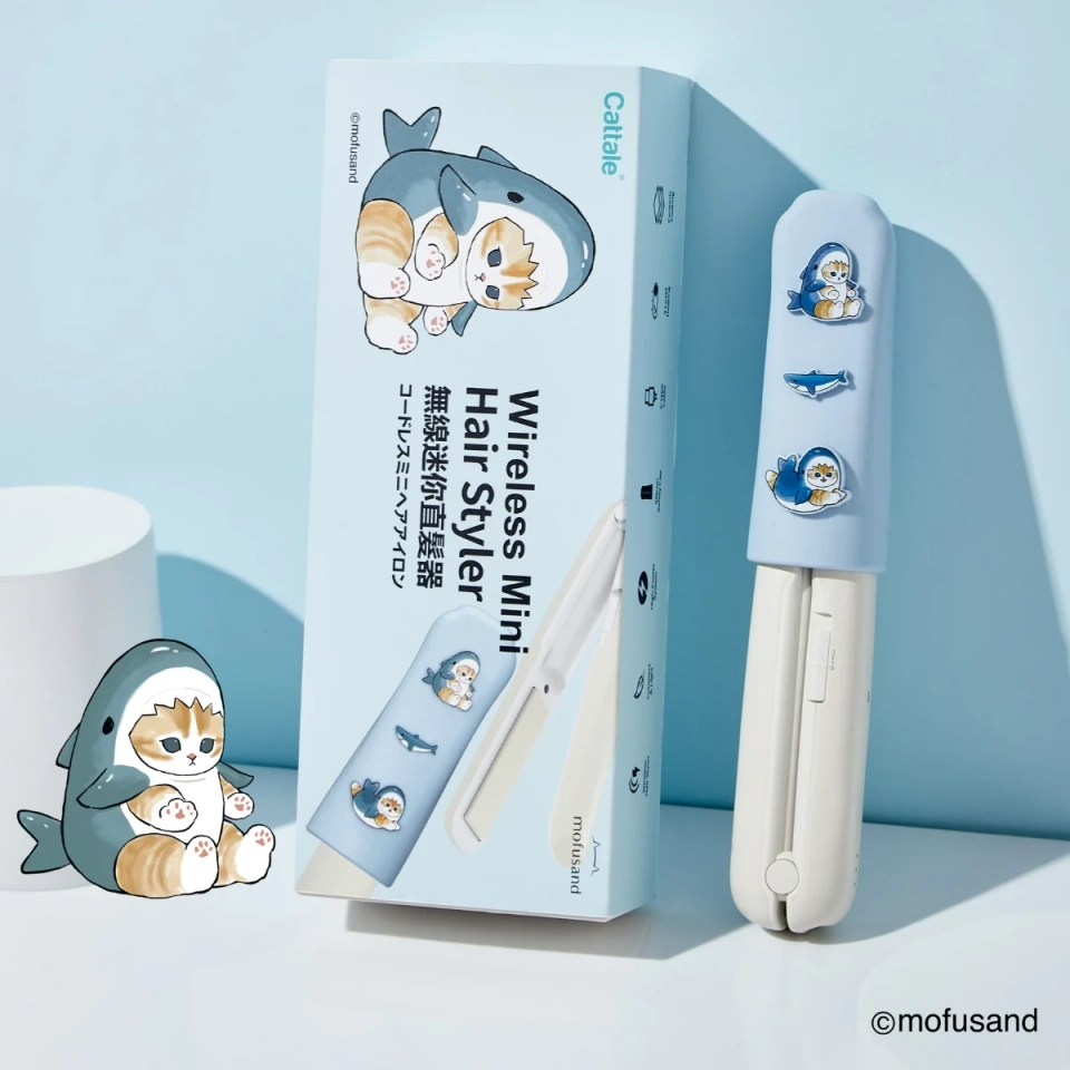 Cattale x Coolean Mofusand 無線迷你直髮夾【香港行貨】