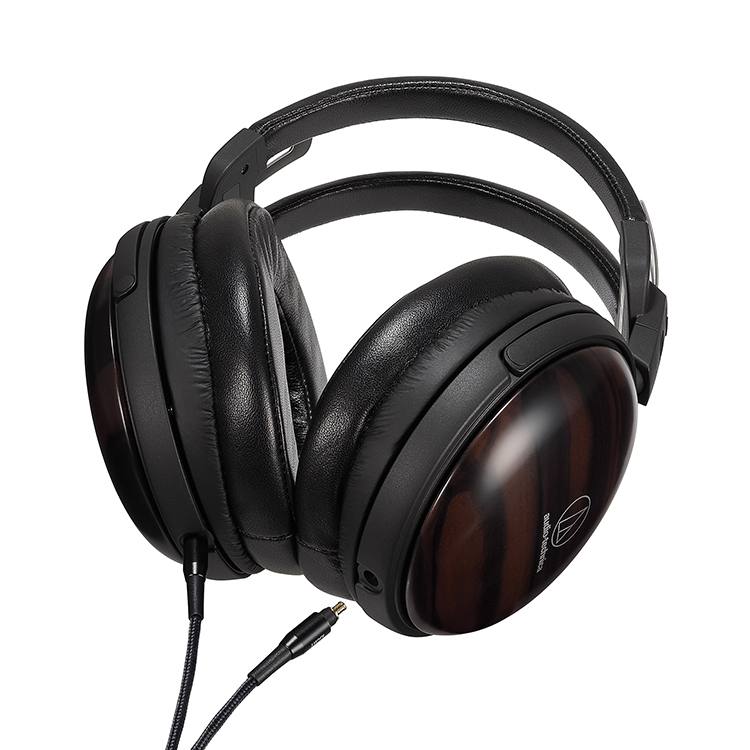 Audio-Technica ATH-AWKT/f audiophile wooden closed-back headphones