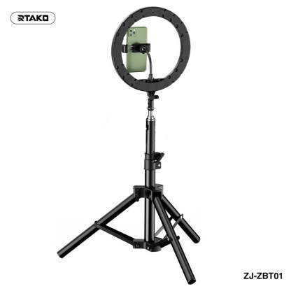 RTAKO ZJ-ZBT01 13" 環型補光燈連 55cm 桌面直播支架套裝 [香港行貨]-DIGIBAL ONLINE