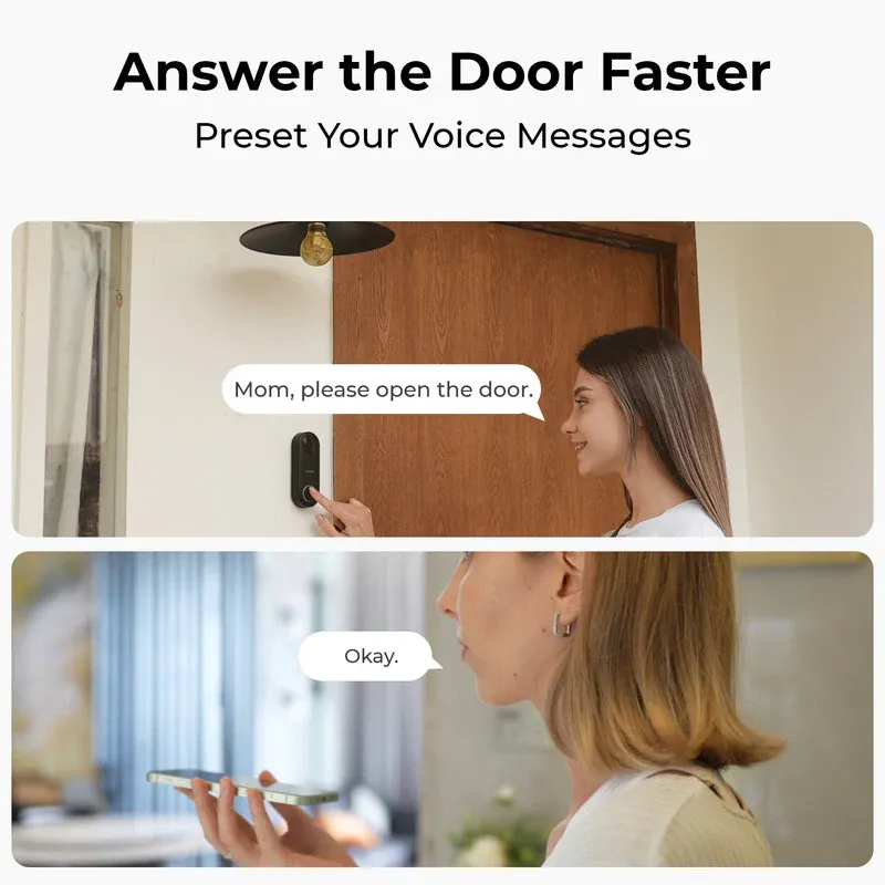 Reolink 5MP PoE Camera Video Doorbell with Chime Person Detection [香港行貨]