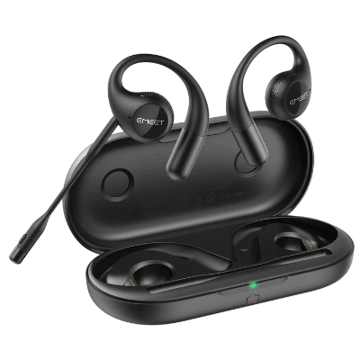 EMEET AirFlow 可拆式麥克風 雙向極致降噪耳機 黑色 香港行貨-DIGIBAL ONLINE