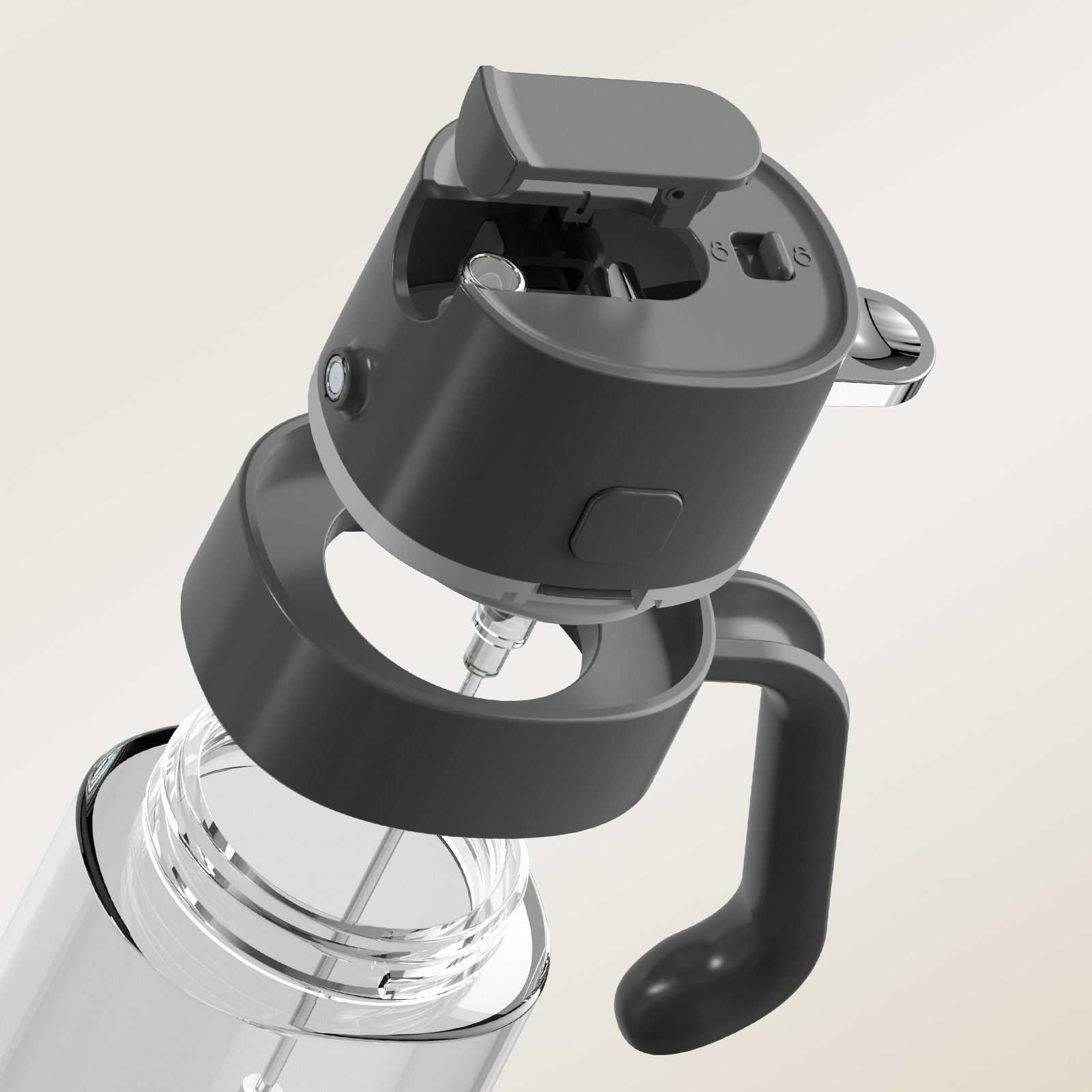 500ML 廚房按壓霧化 防漏油玻璃 噴油壺-DIGIBAL ONLINE