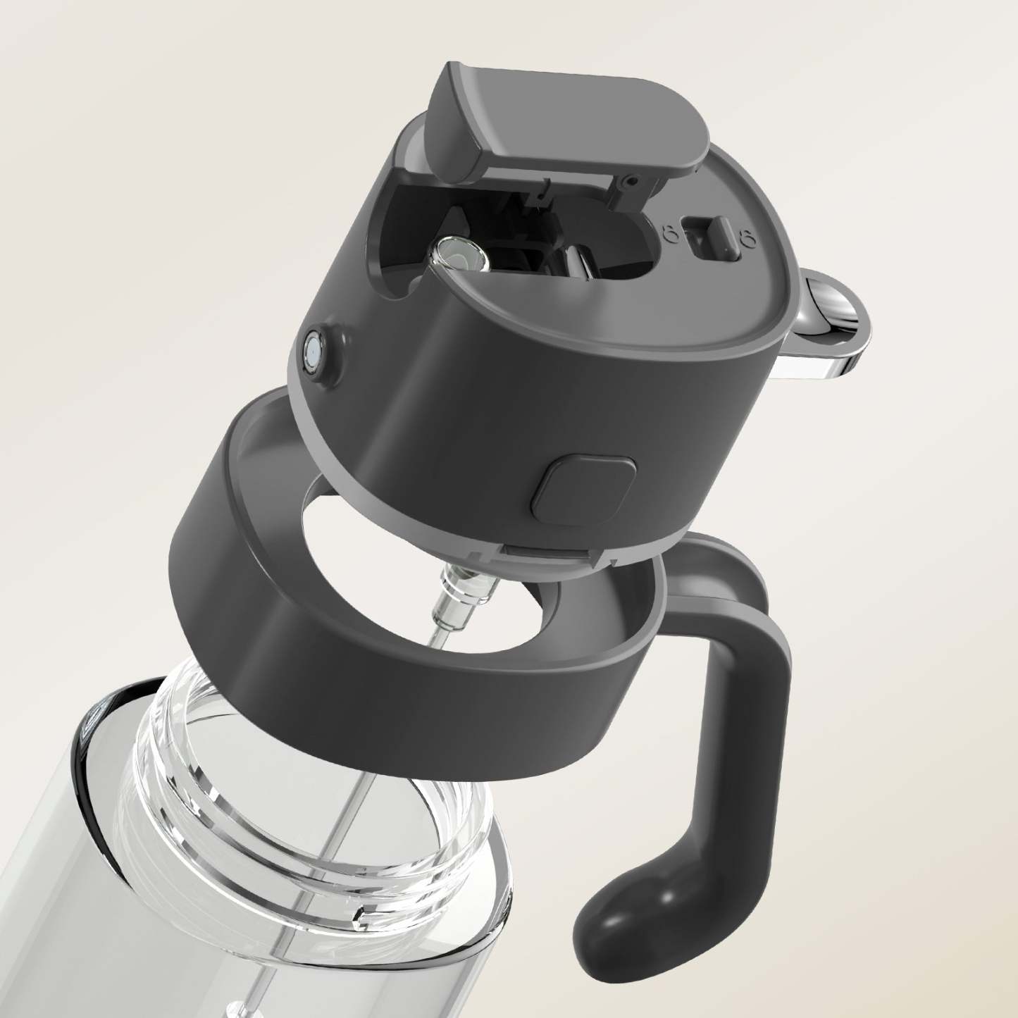 500ML 廚房按壓霧化 防漏油玻璃 噴油壺-DIGIBAL ONLINE