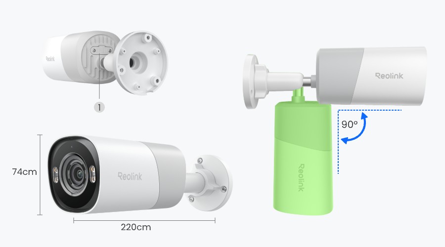 Reolink RP-PCB8MZ 8 Megapixel WiFi Network Camera